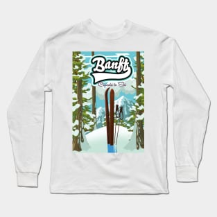 Banff Canada to Ski Long Sleeve T-Shirt